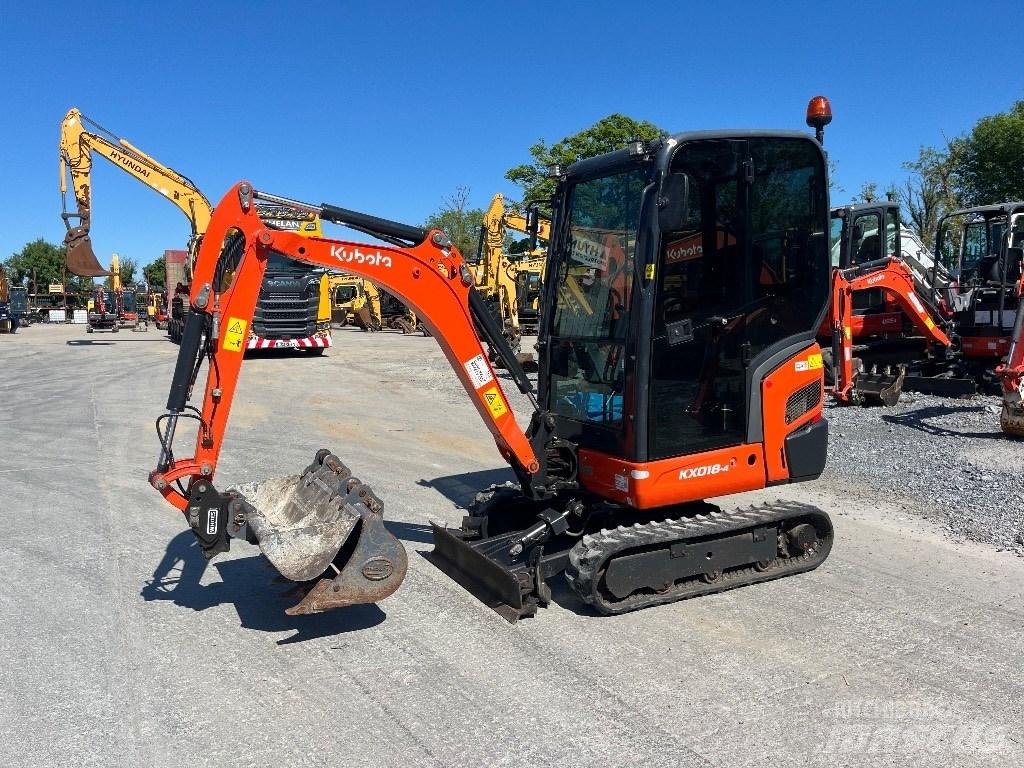 Kubota KX 018-4 Mini Escavadoras <7t