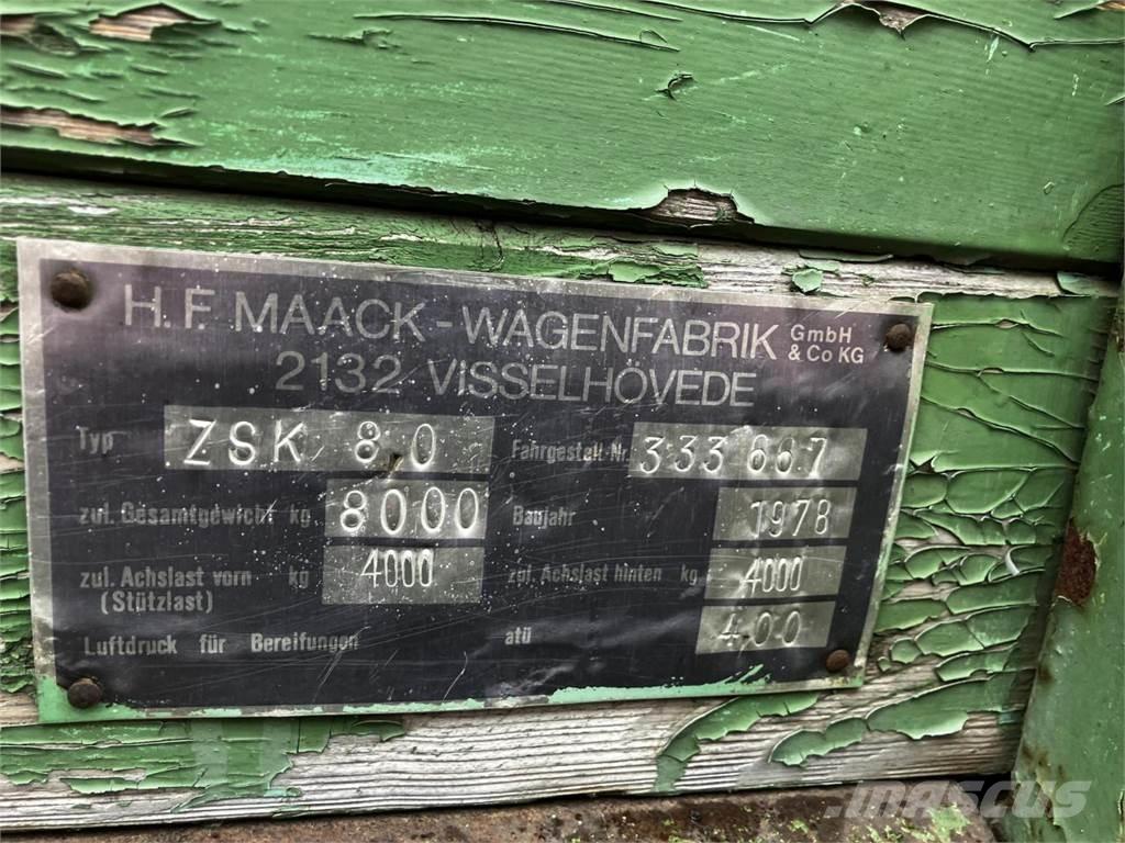  Maack ZSK 80 Reboques basculantes