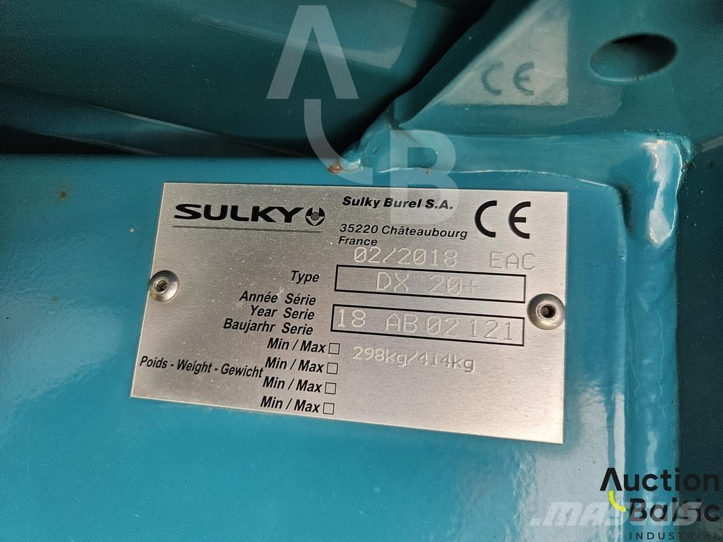 Sulky DX 20+ Espalhadores de minério