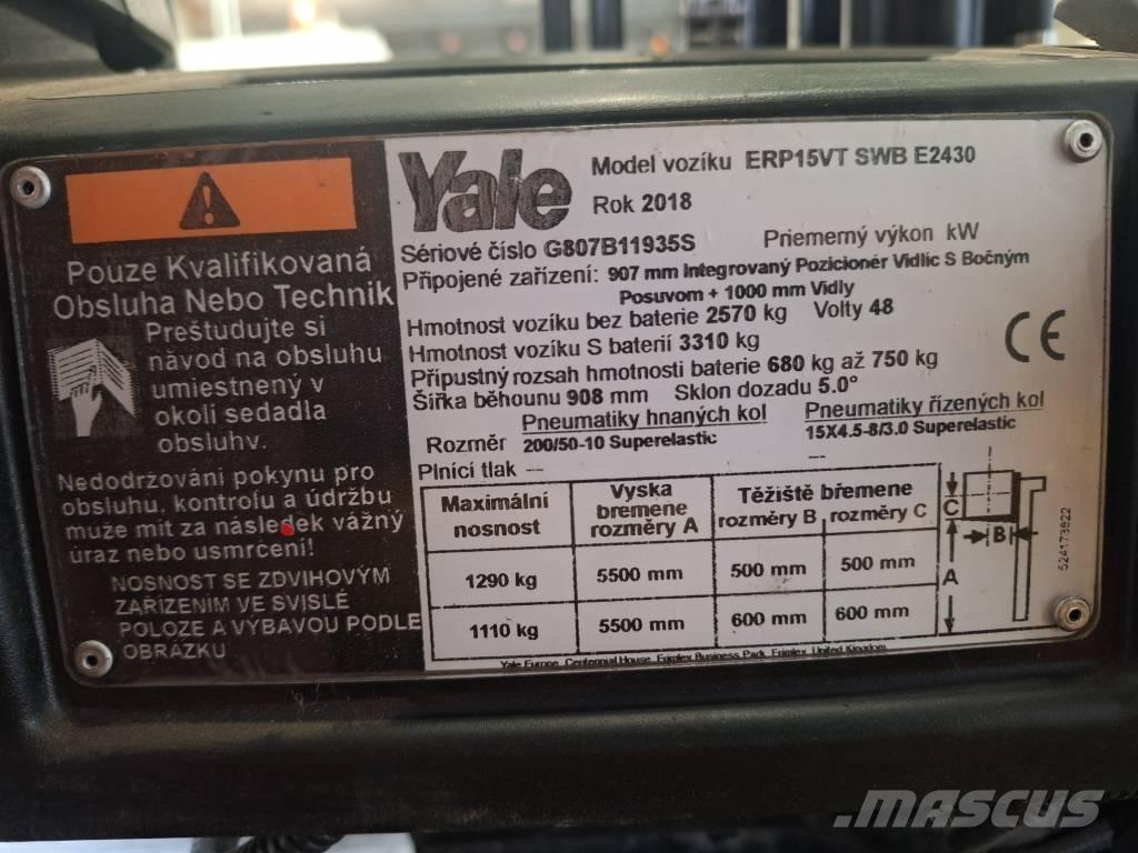 Yale ERP15VT Empilhadores eléctricos