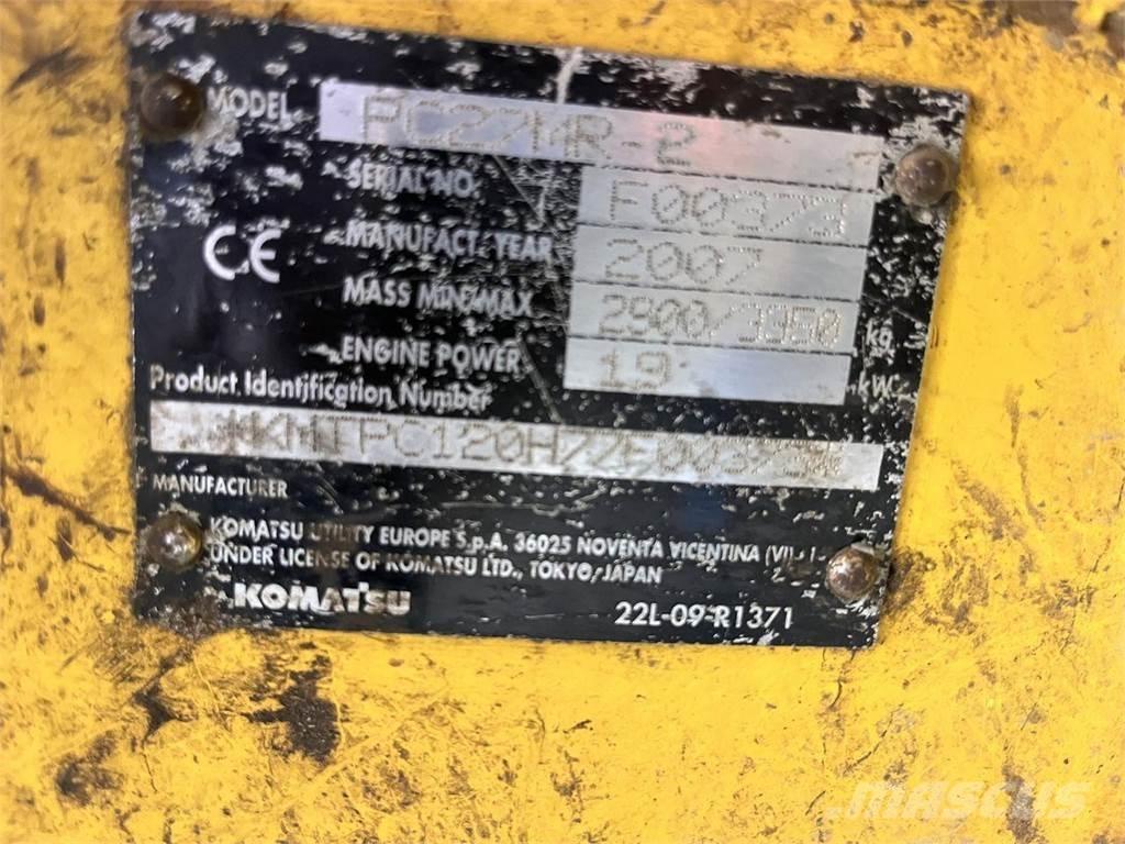 Komatsu PC27MR-2 Escavadoras de rodas