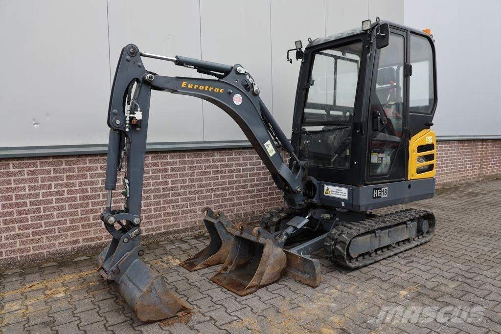 Eurotrac HE18 Mini Escavadoras <7t