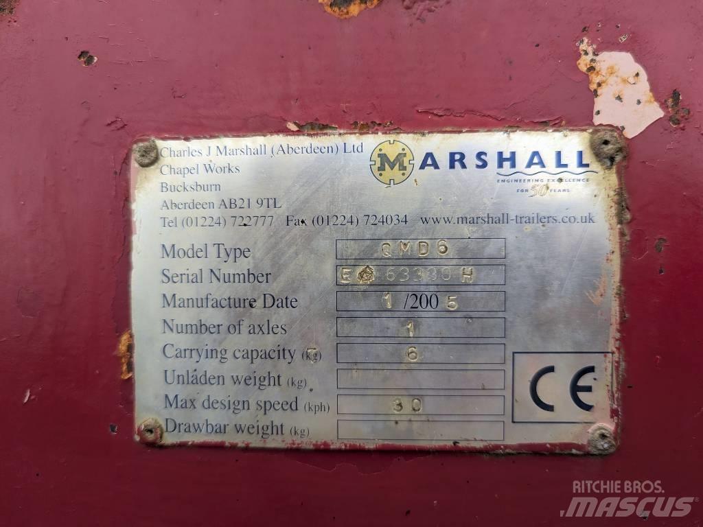 Marshall QMD6 Reboques Agrícolas basculantes