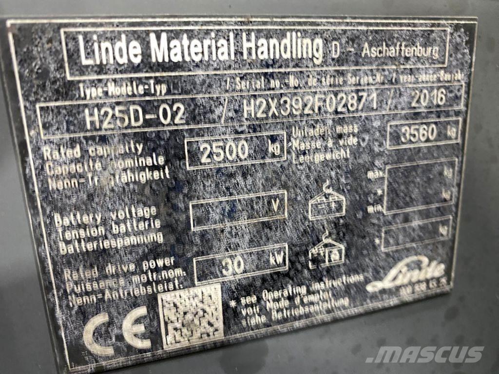 Linde H25D-02 Empilhadores Diesel