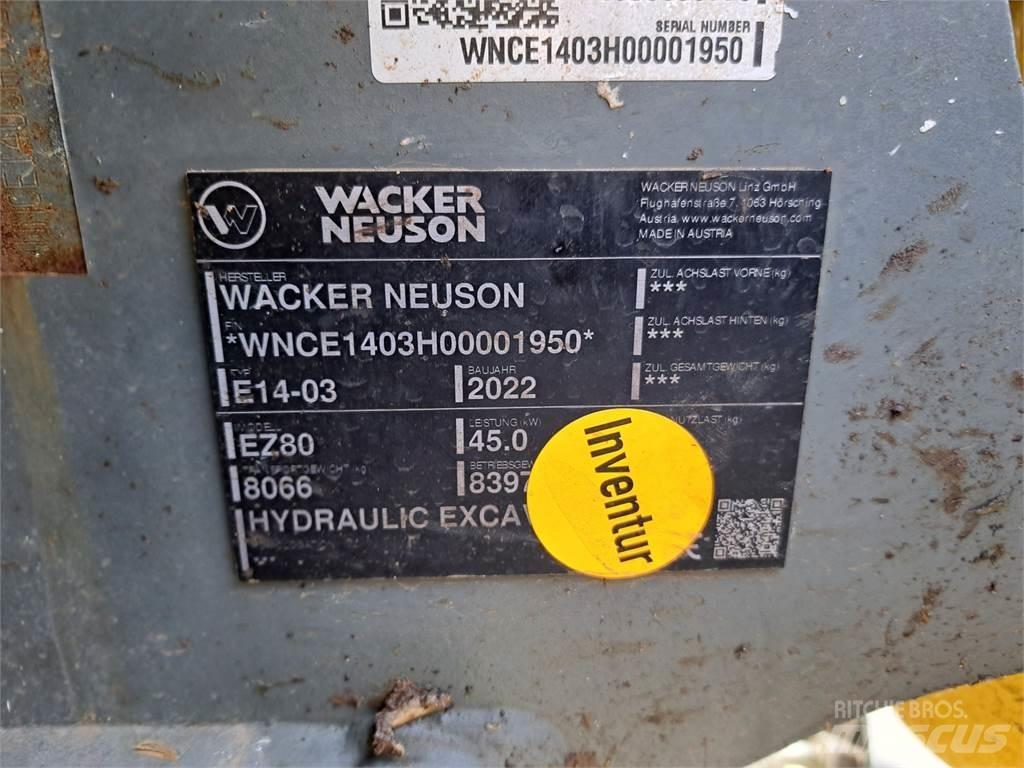Wacker Neuson EZ80 Escavadoras de rastos