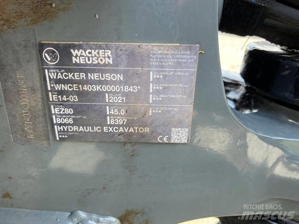 Wacker Neuson EZ80 Escavadoras de rastos
