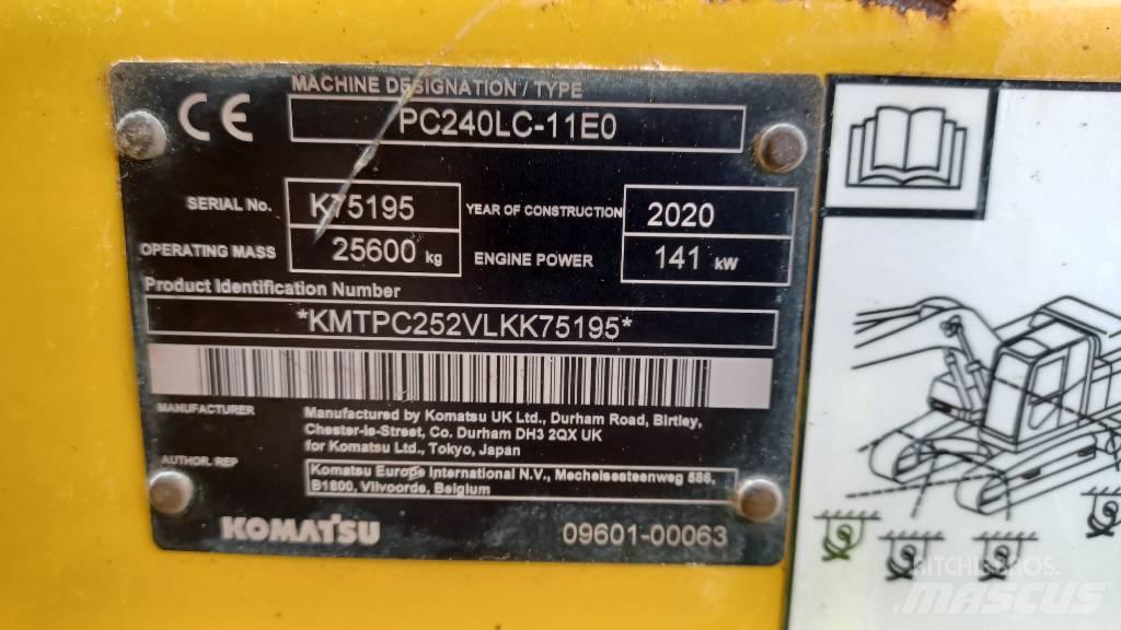 Komatsu PC240LC-11 Escavadoras de rastos