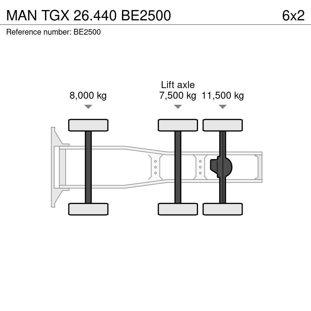 MAN TGX 26.440 Tractores (camiões)