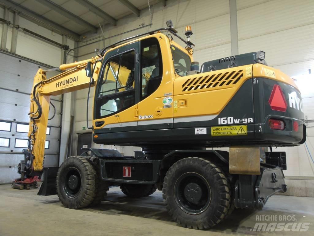 Hyundai R 160 W-9A Escavadoras de rodas