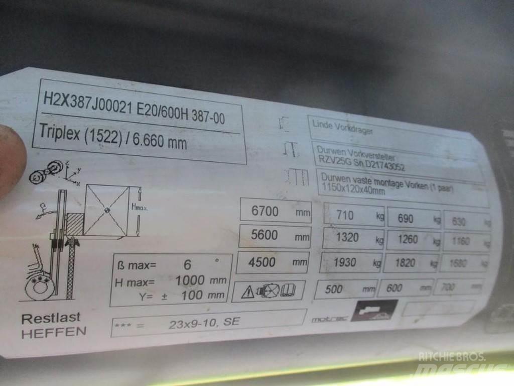 Linde E20-01/600 Empilhadores eléctricos