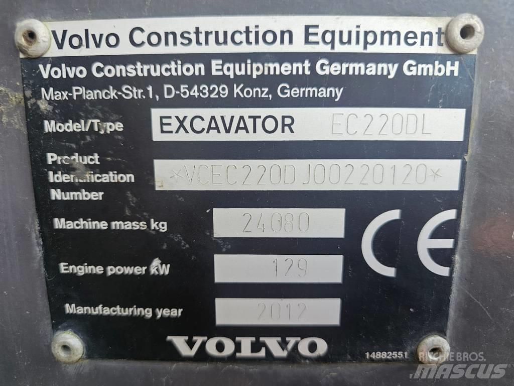 Volvo EC 220 DL Escavadoras de rastos