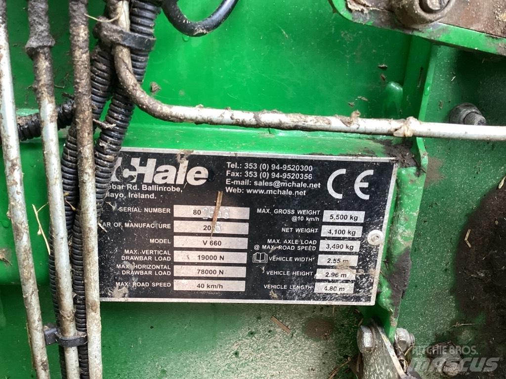 McHale V 660 Enfardadeira de rolos