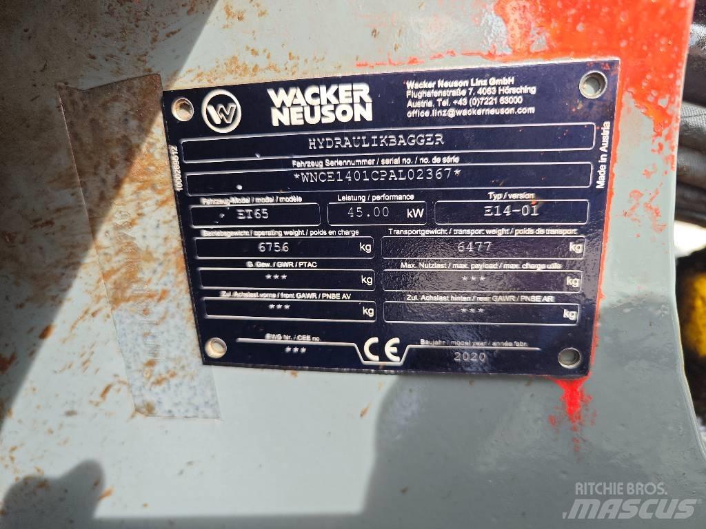 Wacker Neuson ET 65 Escavadoras de rastos