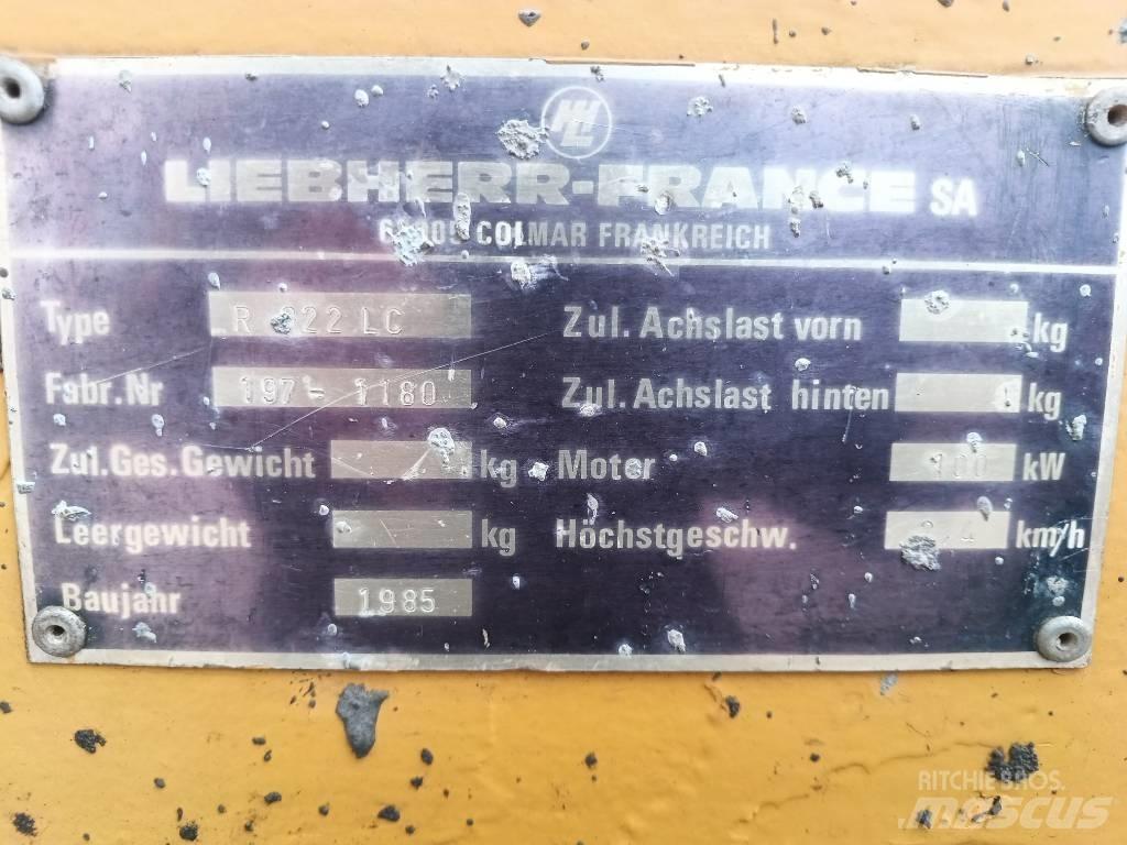 Liebherr R 922 L Escavadoras de rastos