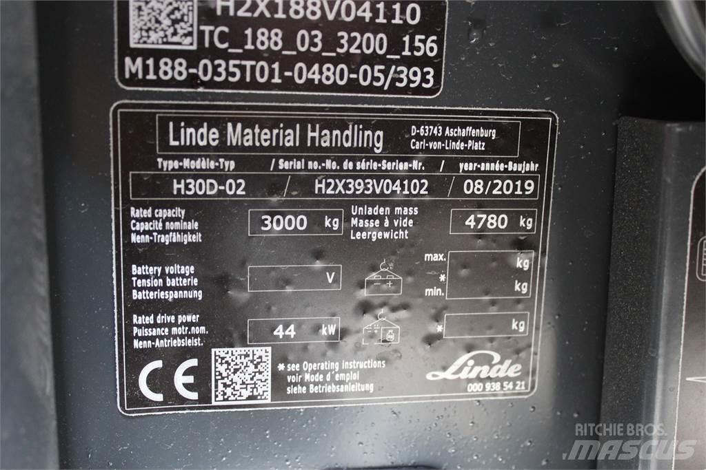 Linde H30D Empilhadores Diesel