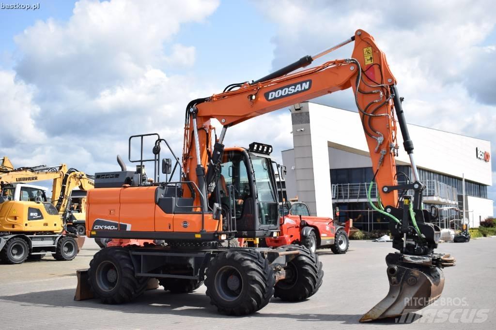 Doosan DX 140 W-5 Escavadoras de rodas