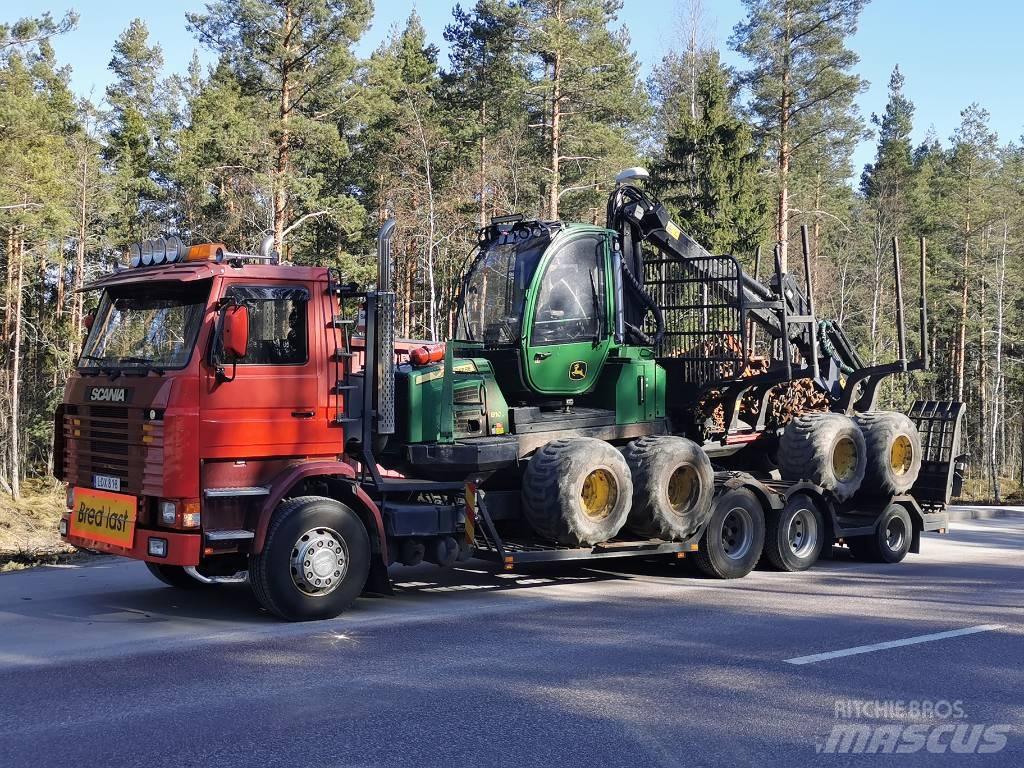 Scania 142/143 Camiões de transporte de máquinas florestais