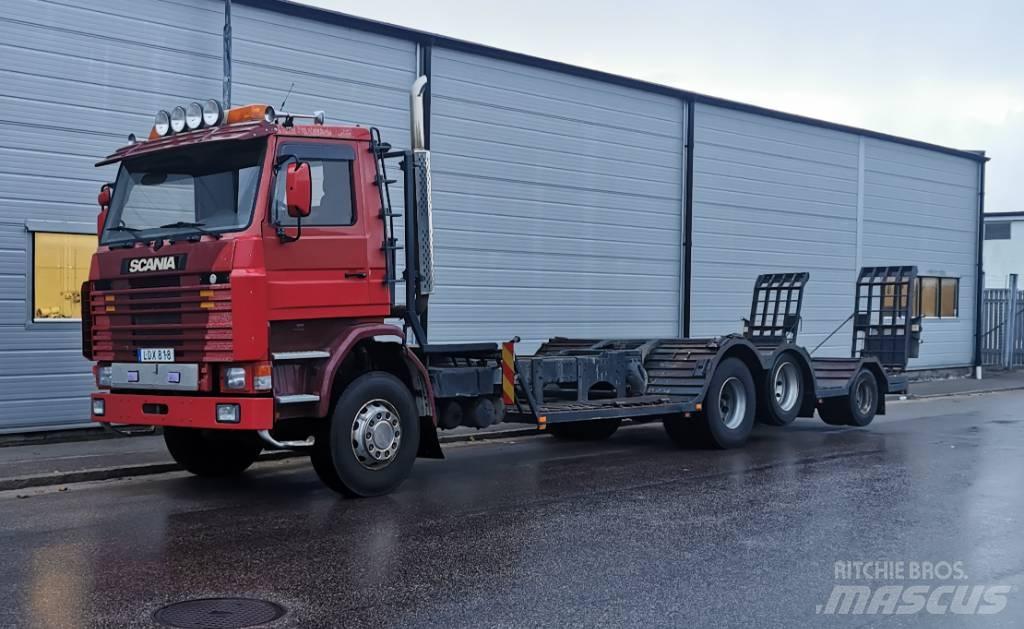 Scania 142/143 Camiões de transporte de máquinas florestais