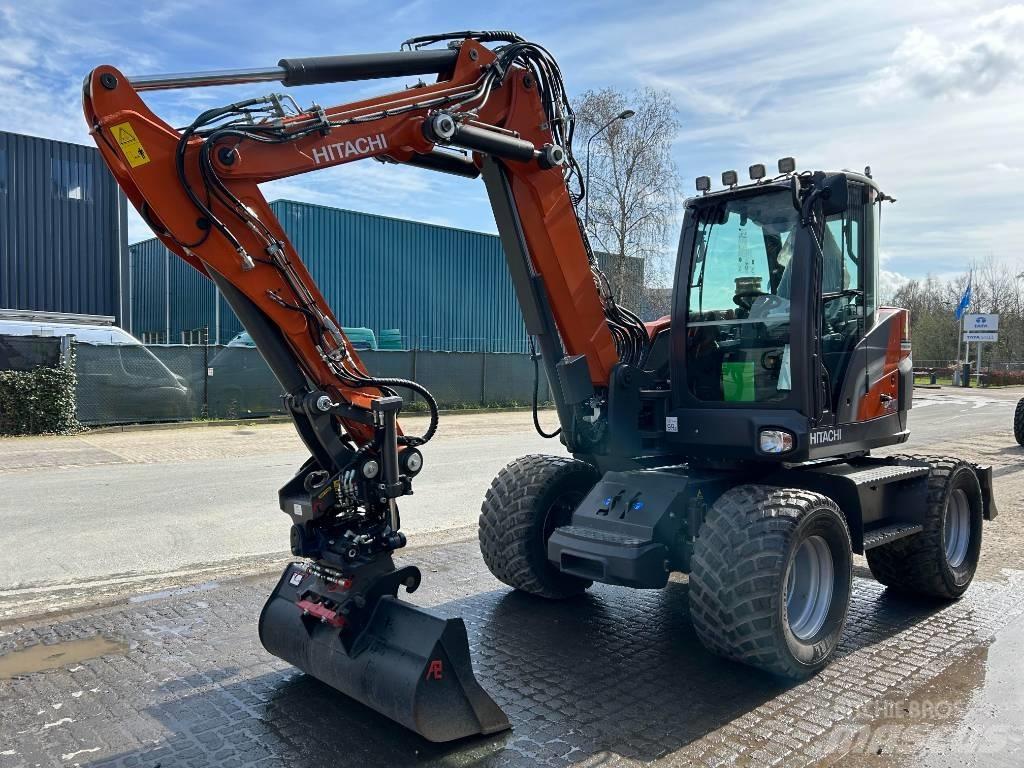 Hitachi ZX95W Escavadoras de rodas