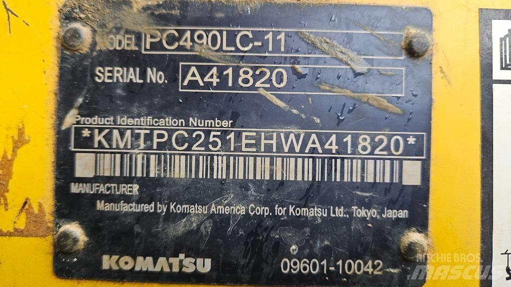 Komatsu PC 490 LC-11 Escavadoras de rastos