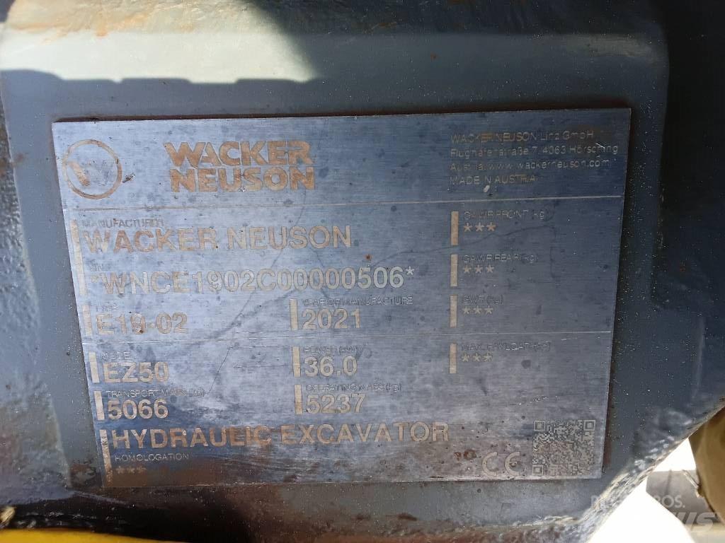 Wacker Neuson EZ50 Escavadoras de rastos