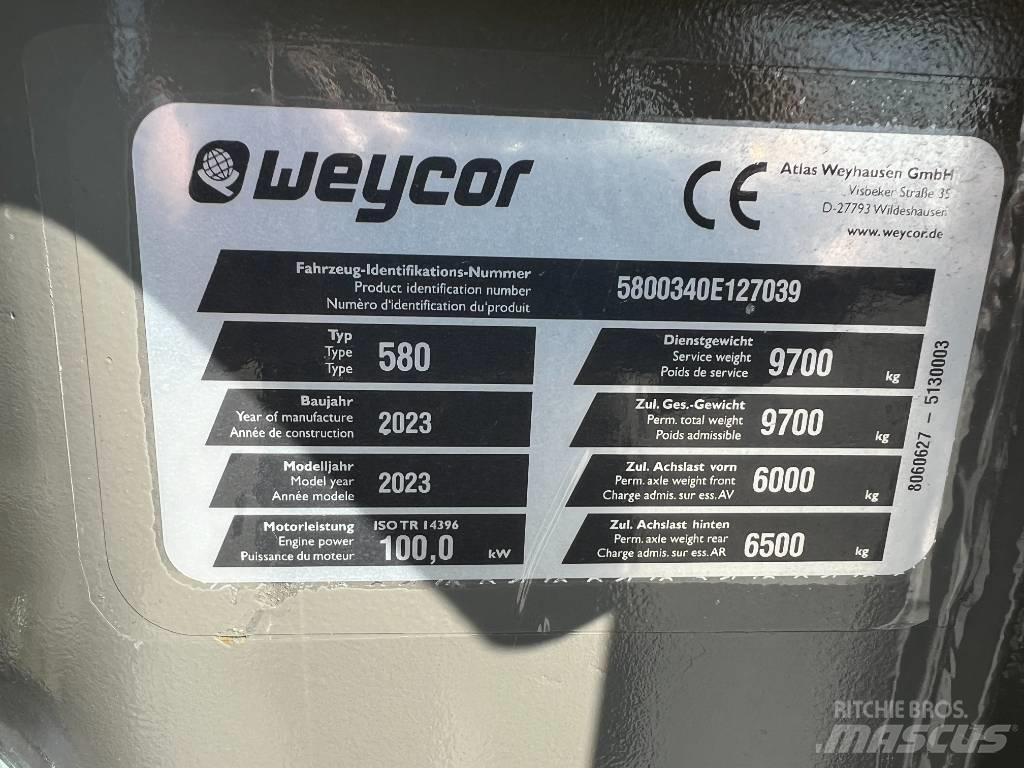 Weycor AR 580 Pás carregadoras de rodas