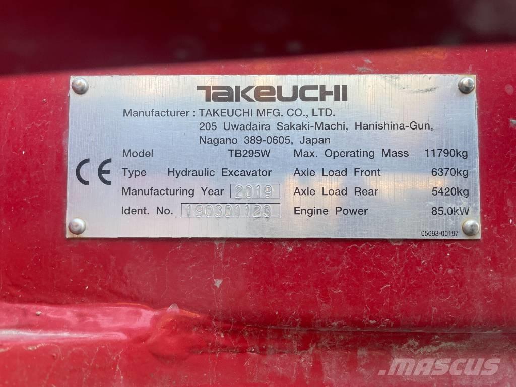 Takeuchi TB 295 W Escavadoras de rodas