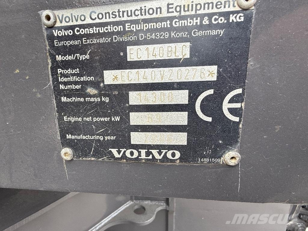 Volvo EC 140 B Escavadoras de rastos