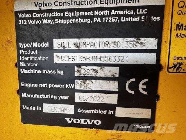 Volvo SD 135 B Cilindros Compactadores monocilíndricos