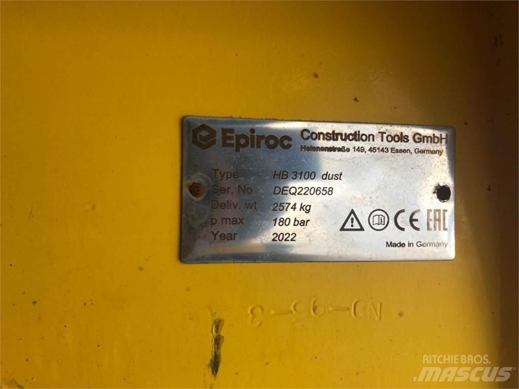 Epiroc HB3100 Dust Martelos Hidráulicos