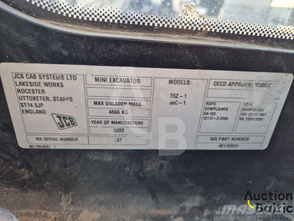 JCB 36C-1 Mini Escavadoras <7t