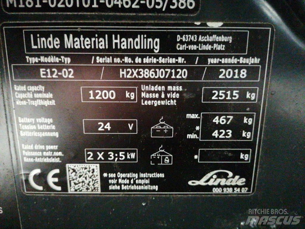 Linde E12-02 Empilhadores eléctricos