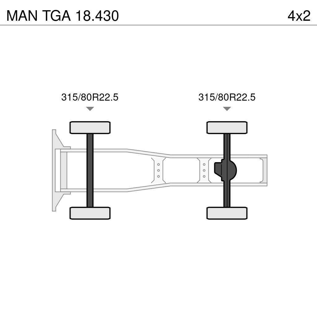 MAN TGA 18.430 Tractores (camiões)