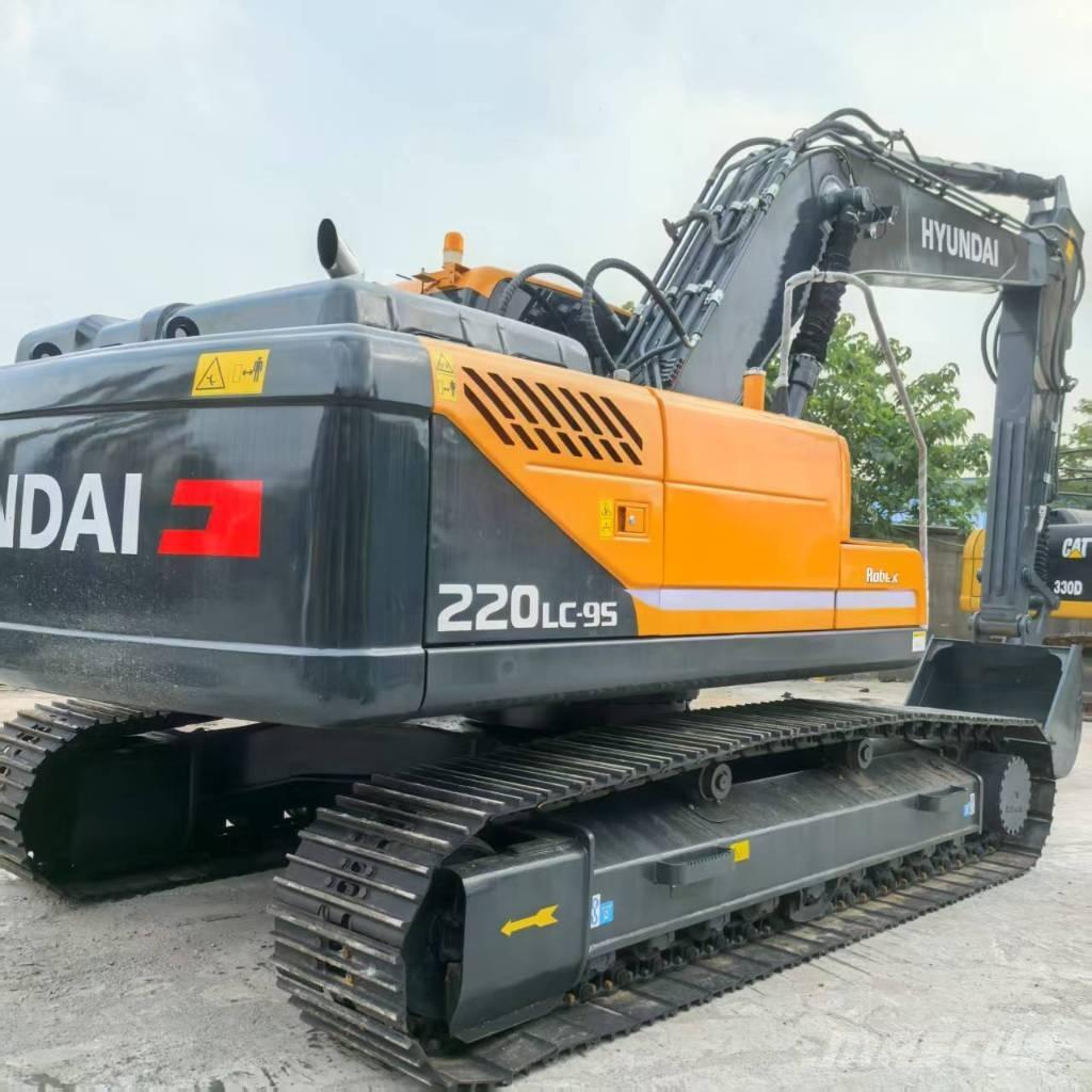 Hyundai r220lc-9s Escavadoras Midi 7t - 12t