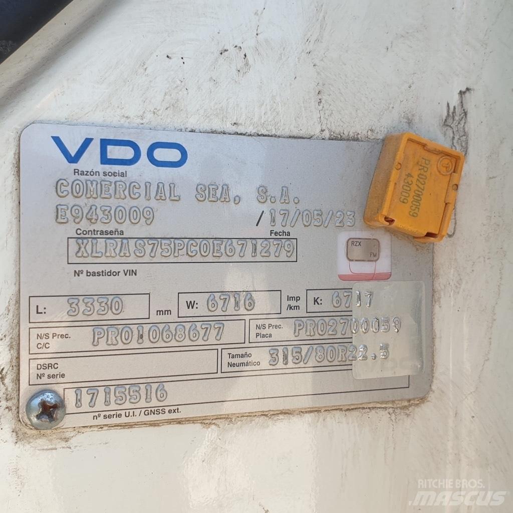 DAF 75.360 Camiões caixa desmontável com elevador de cabo