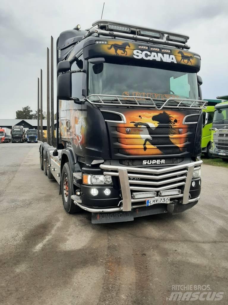 Scania R 730 Camiões de transporte de troncos