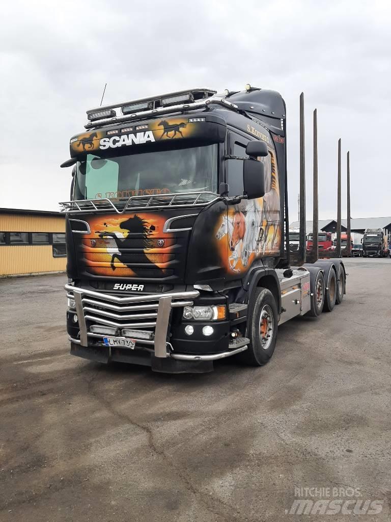 Scania R 730 Camiões de transporte de troncos