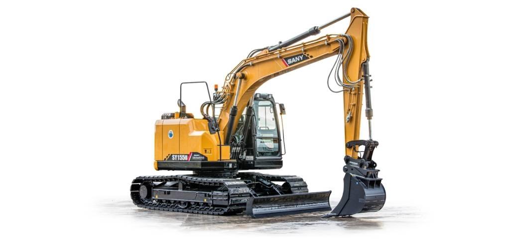 Sany SY155U (16 tonni) Escavadoras de rastos