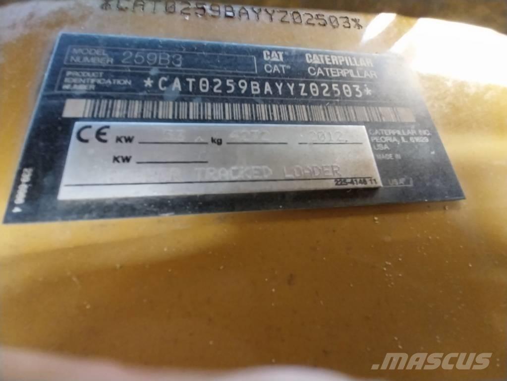 CAT 259 B 3 Carregadoras de direcção deslizante