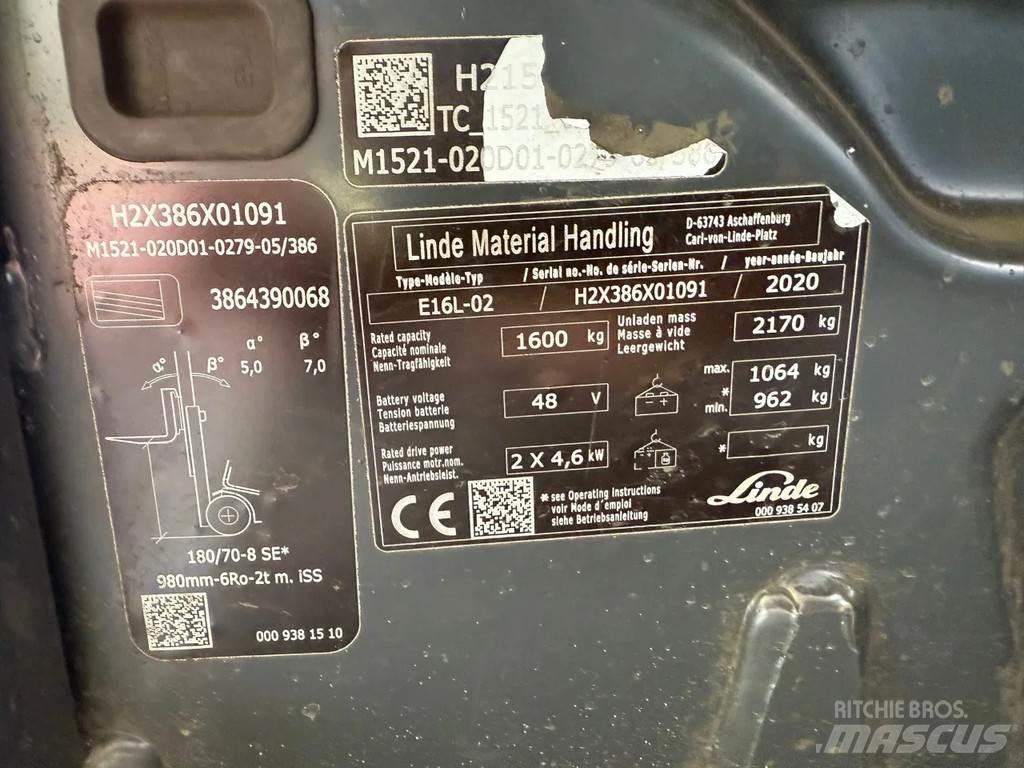 Linde E16L-02 Empilhadores - Outros
