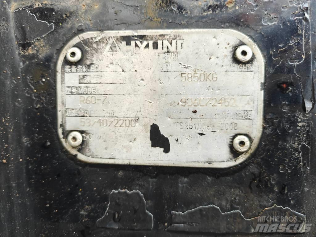 Hyundai R 60-7 Mini Escavadoras <7t
