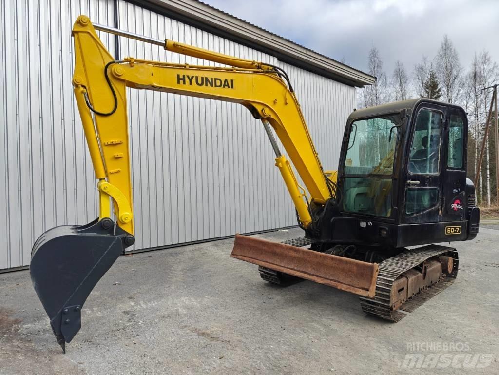 Hyundai R 60-7 Mini Escavadoras <7t