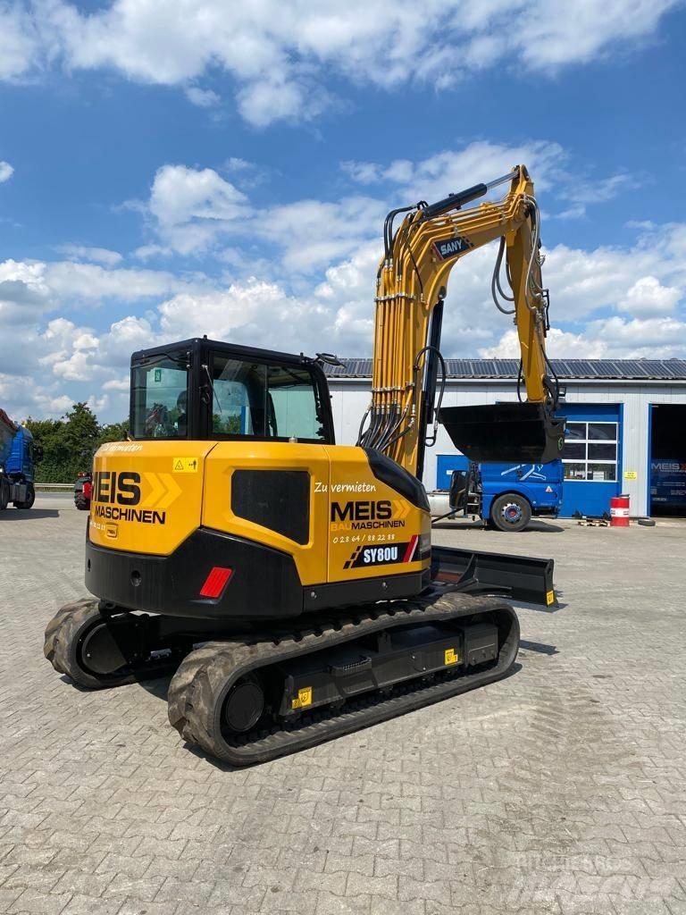Sany SY 80 U Escavadoras Midi 7t - 12t