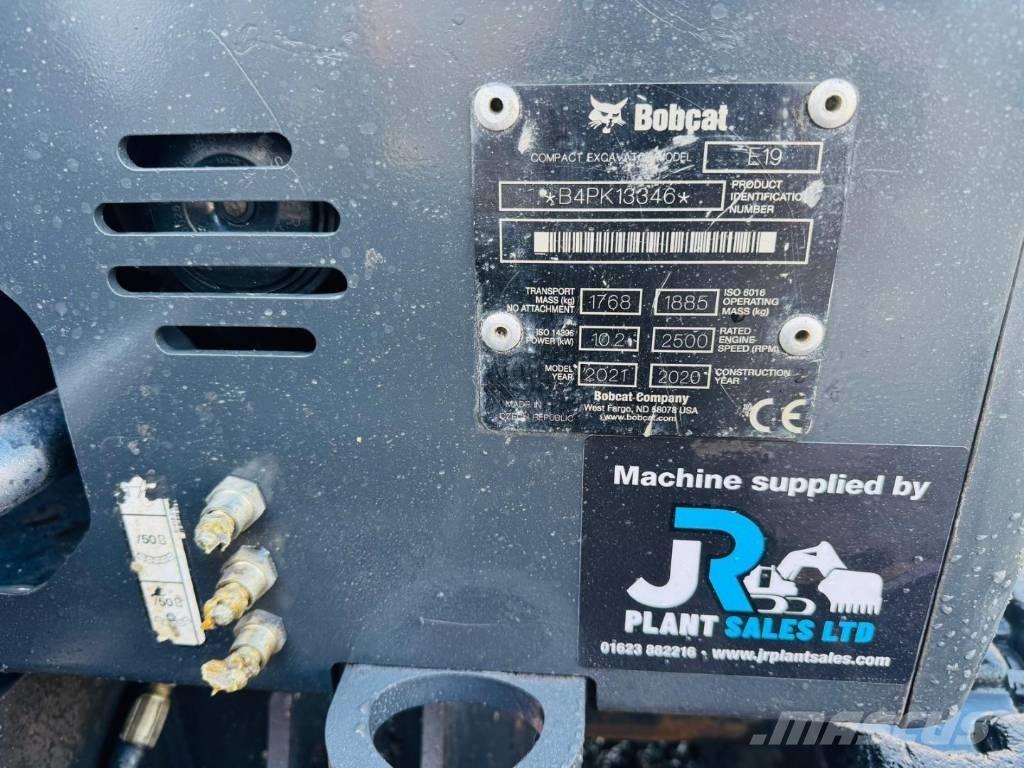 Bobcat E 19 Mini Escavadoras <7t