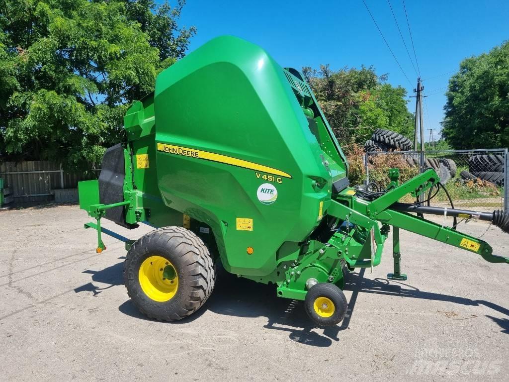 John Deere V451G Enfardadeira de rolos