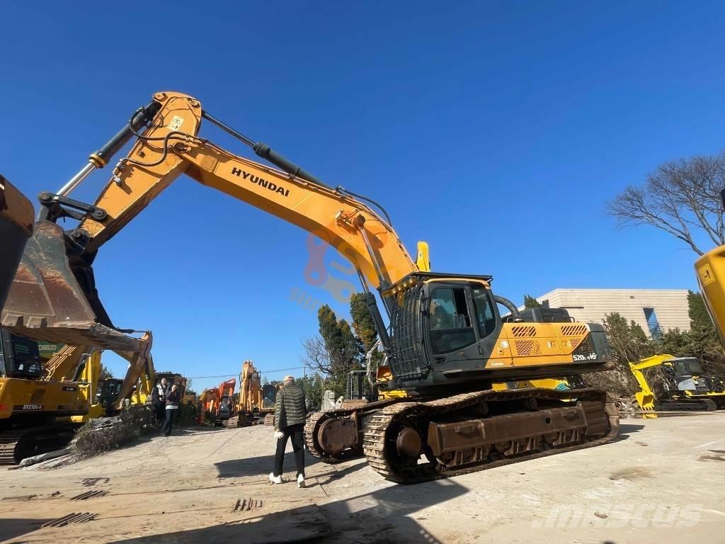 Hyundai Robex 520 VS Escavadoras de rastos