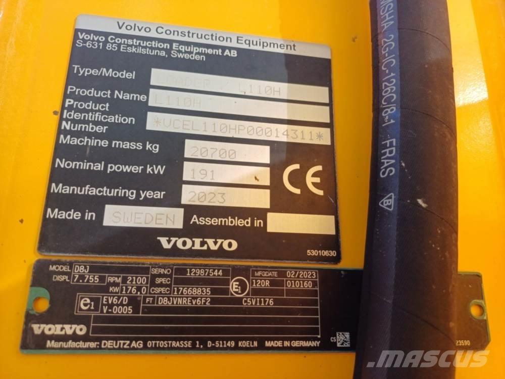 Volvo L110H Pás carregadoras de rodas