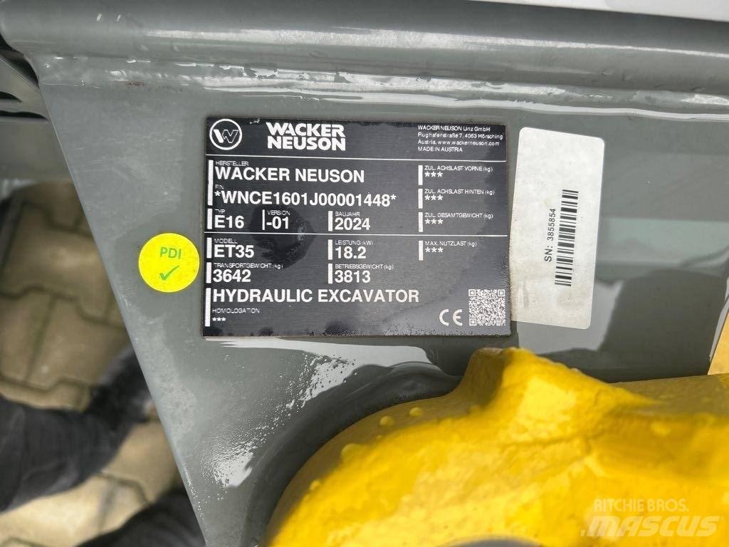 Wacker Neuson ET35 Escavadoras de rastos