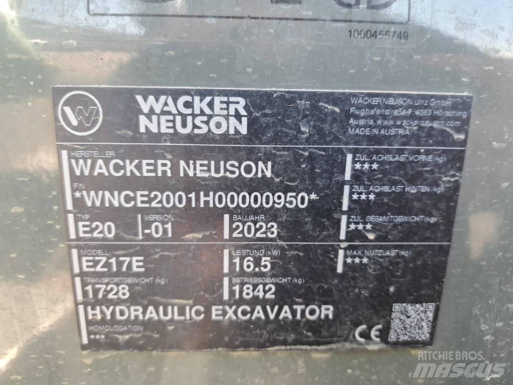 Wacker Neuson EZ17e Escavadoras de rastos