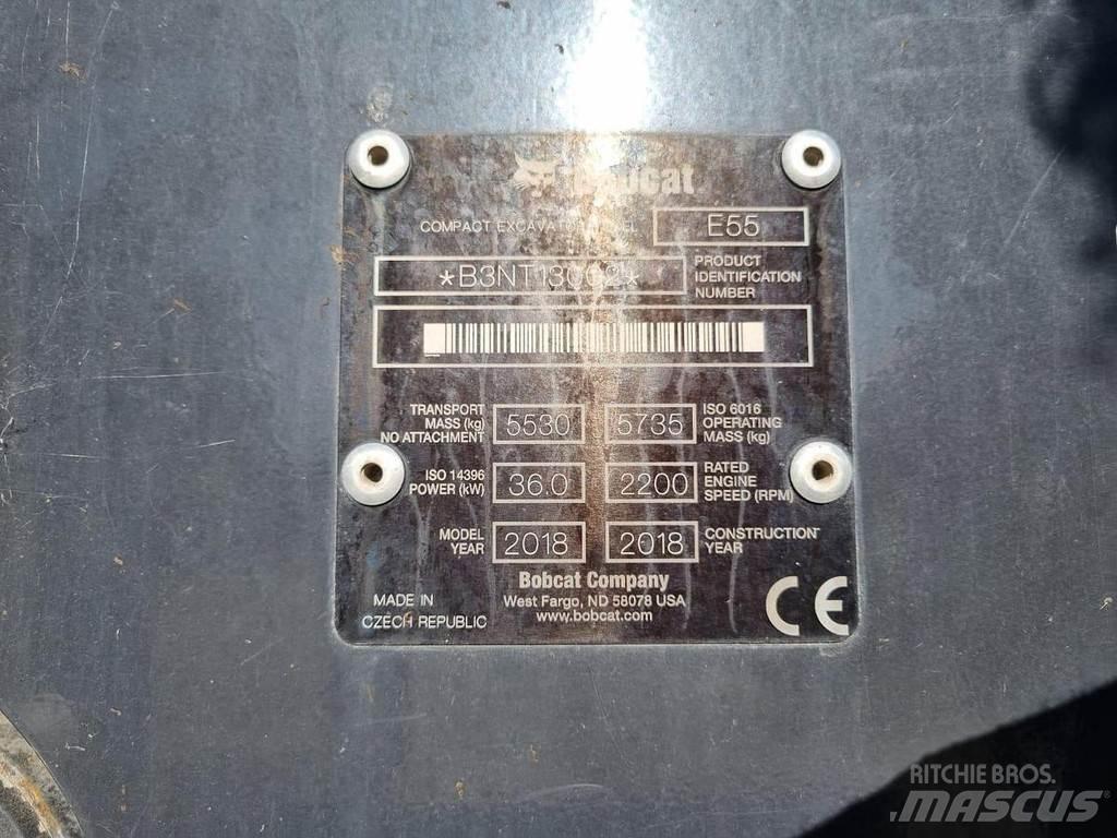 Bobcat E55 Mini Escavadoras <7t